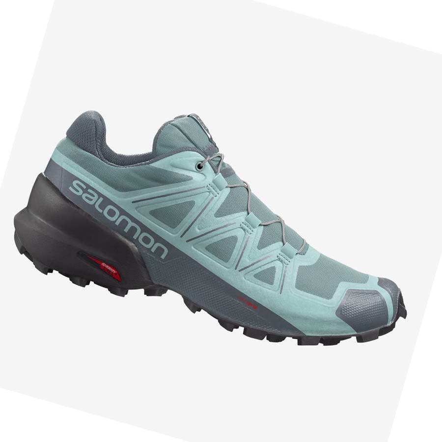 Salomon SPEEDCROSS 5 Kadın Patika Koşu Ayakkabısı Yeşil | TR 2743SGL